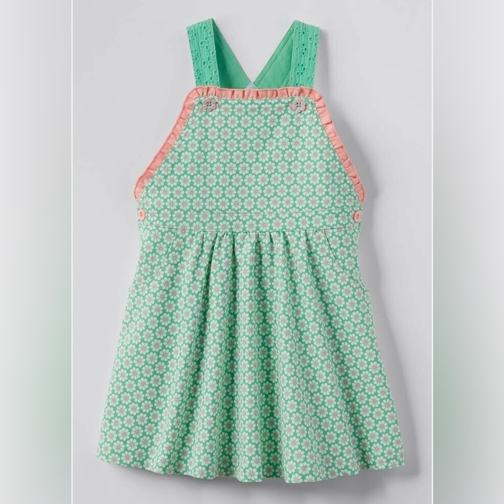 Matilda Jane enchanted garden Kids Pinafore Dress - 4T